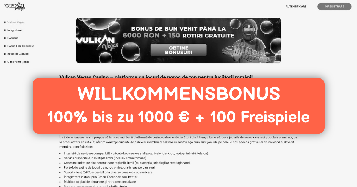 Vulkan Casino Deutschland